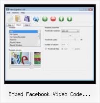 Put FLV Video on Website embed facebook video code generator