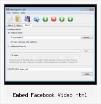 Share Flash On Facebook embed facebook video html