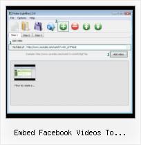 Embed A FLV Video embed facebook videos to livejournal