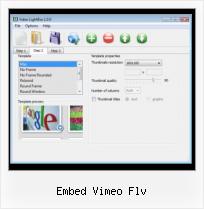 Video Lighbox embed vimeo flv