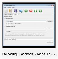 Video HTML Format embedding facebook videos to wordpress