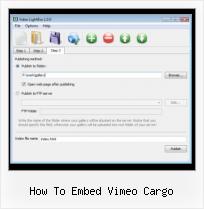 Embed Youtube Video in Website how to embed vimeo cargo