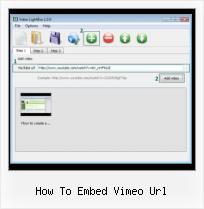 HTML SWF Player how to embed vimeo url