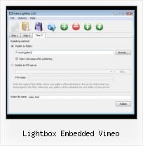 Embed Facebook Video in Post lightbox embedded vimeo
