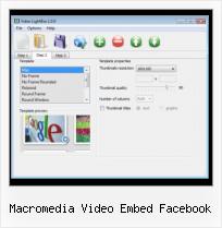 Var So New SWFobject macromedia video embed facebook