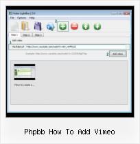 Embed FLV Wordpress phpbb how to add vimeo