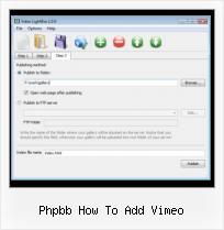 SWFobject Firefox Problem phpbb how to add vimeo
