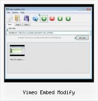 SWFobject Multiple vimeo embed modify