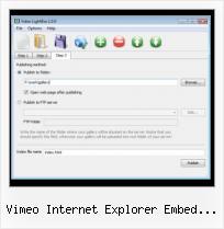 Embed Myspace Video in Hq vimeo internet explorer embed white