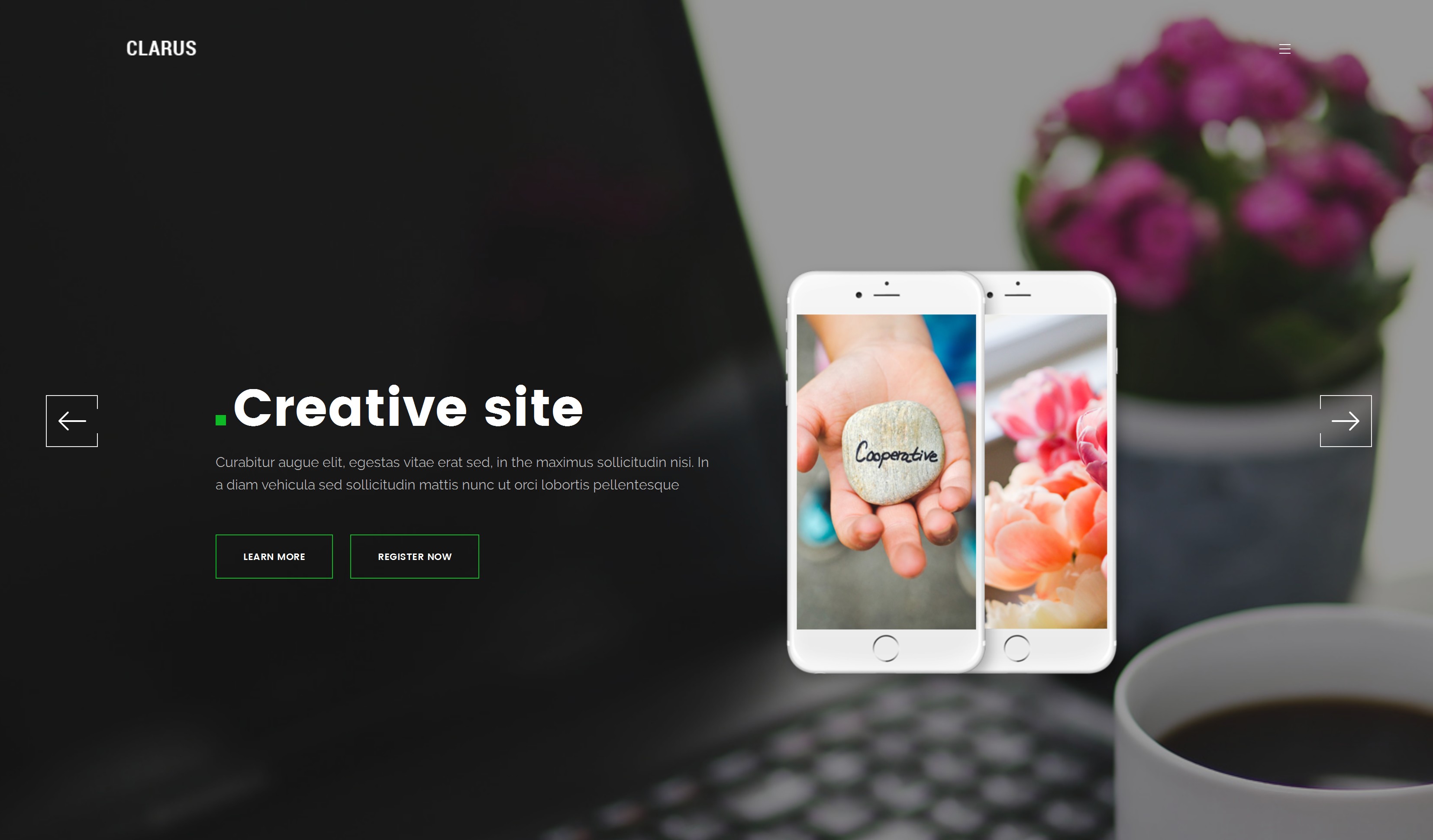 Free Bootstrap Carousel Theme