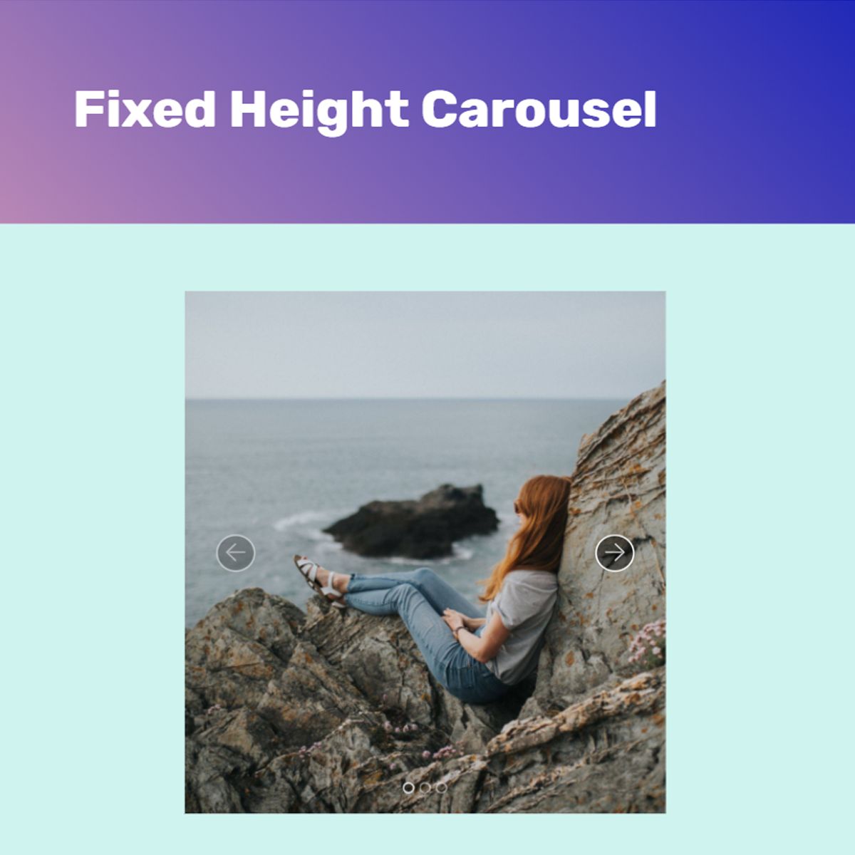 Responsive Bootstrap Picture Carousel