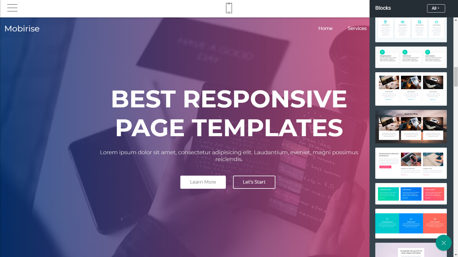 free page templates