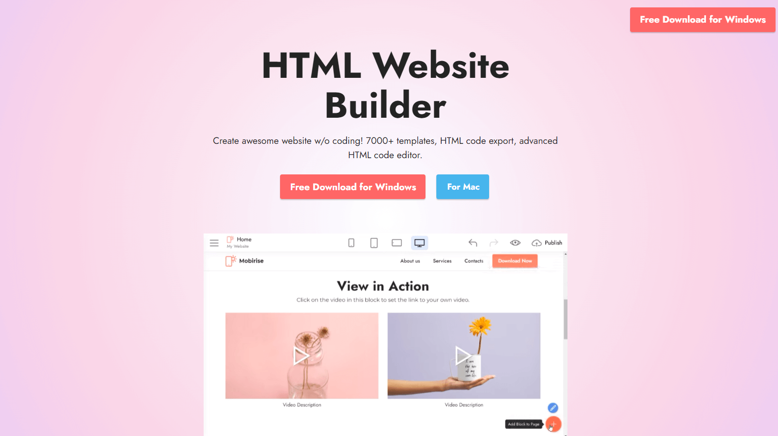  HTML Site Builder
