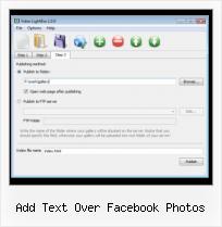 How to Add A Video on Youtube add text over facebook photos
