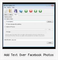 jQuery Modal Video add text over facebook photos