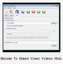 HTML Video Youtube bbcode to embed vimeo videos html