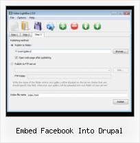 Remove Vimeo End Outro Api embed facebook into drupal