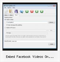 HTML Video Widget embed facebook videos on wordpress hd