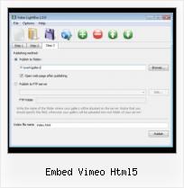 SWFobject Jw Player embed vimeo html5