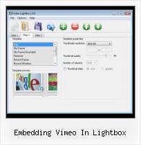 SWFobject Align Center embedding vimeo in lightbox