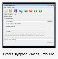 Embed Matcafe in Wiki export myspace videos onto mac