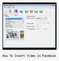 Javascript Video Function how to insert video in facebook