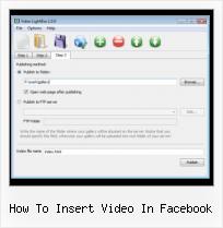 Video File Share Facebook Html Code how to insert video in facebook