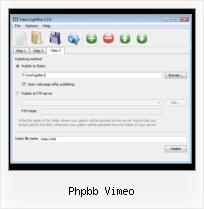 Embed Facebook Video on Webpage phpbb vimeo
