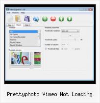 Video HTML Website prettyphoto vimeo not loading