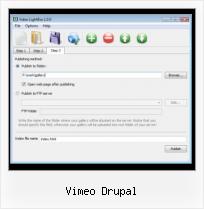 Facebook Video Gallery Template vimeo drupal