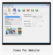 Embed FLV Example vimeo for website