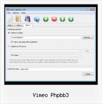 Putting Video on Youtube vimeo phpbb3