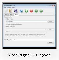Embedding High Quality Facebook Video vimeo player in blogspot