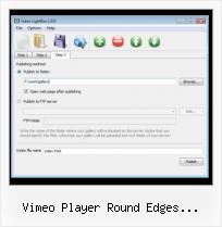 Embed Facebook Phpbb vimeo player round edges customization