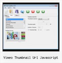 Put Myspace Video in Flash vimeo thumbnail url javascript