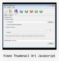 HTML Video Examples vimeo thumbnail url javascript