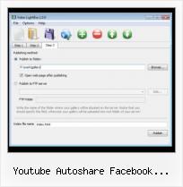 HTML Video Window youtube autoshare facebook bandprofil